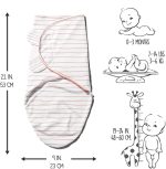 Bum Chicoo Newborn Baby Swaddle wrap – Pack of 3 Swaddle wrap Made of Pure Organic Cotton for 0-3 Months Baby - Image 3